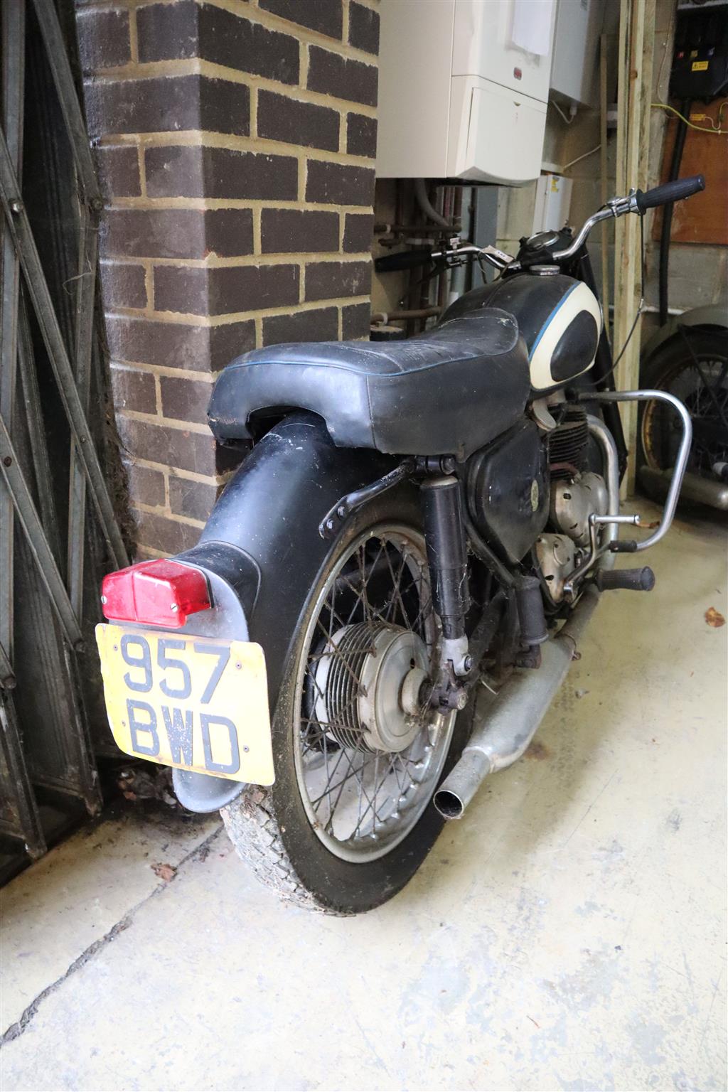 An AJS motorcycle, model 31, Hurricane 650cc circa 1959